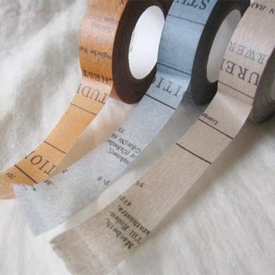 Classiky Old Book Washi Tape (15mm) – Sumthings of Mine